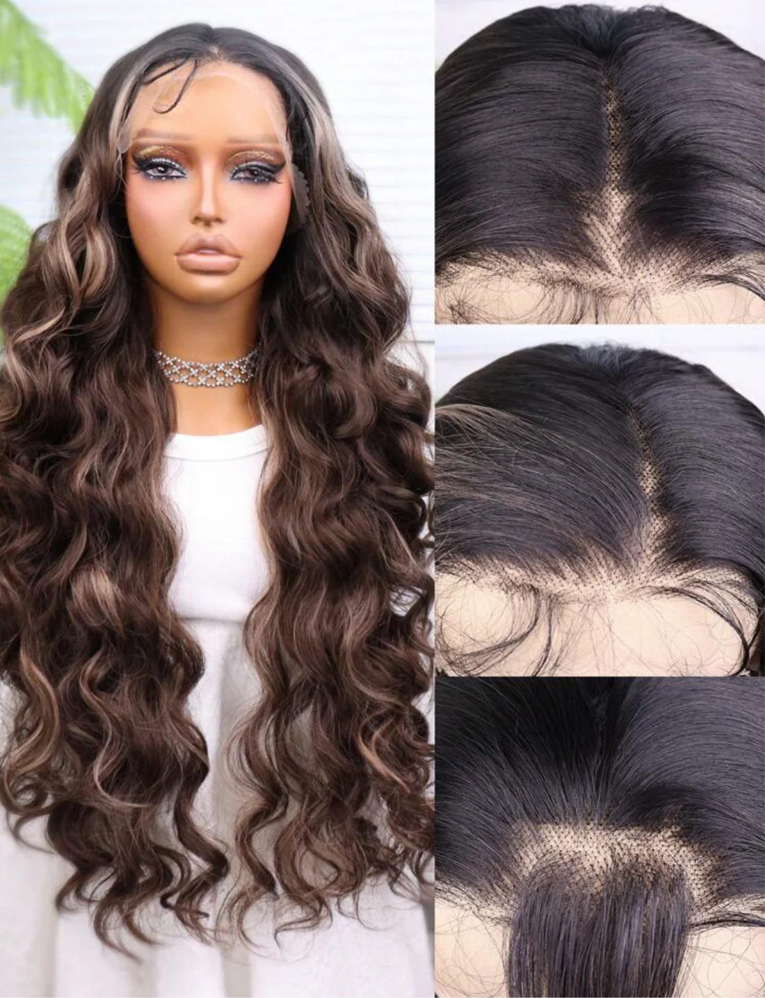 Everyday Brown - Synthetic Lace-Front Wig 30"