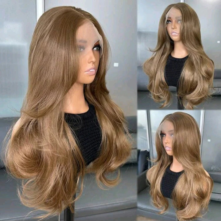 Golden Brown Luxe - Lace-Front Wig 22"