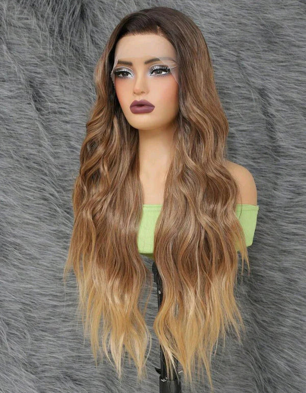 Wavy Ombre Luxe - Lace-Front 28"