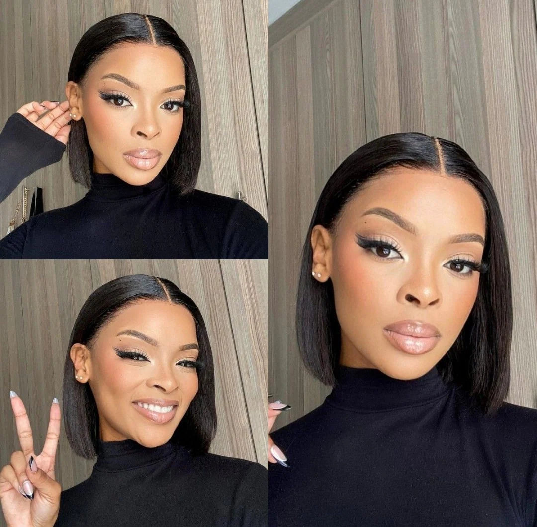 Brazilian Bob - Full-Frontal Wig 8"