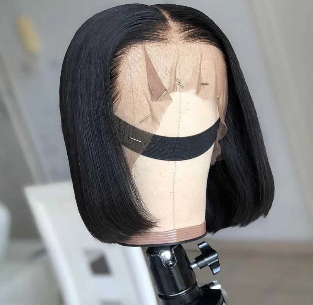 Brazilian Bob - Full-Frontal Wig 8"